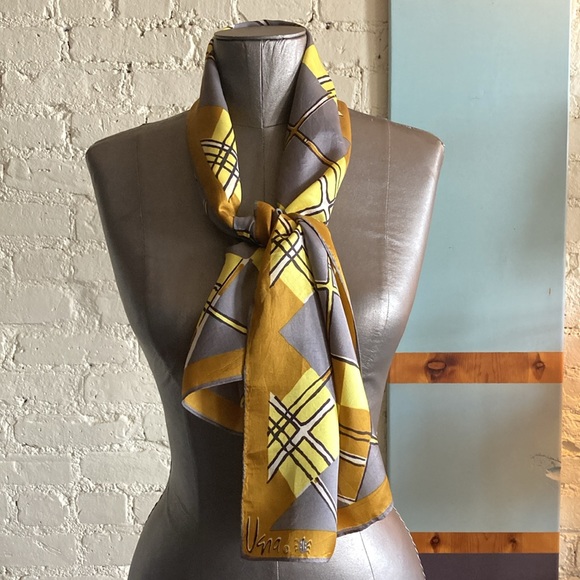 Vera Neumann vintage rectangular scarf 60s 70s - Picture 8 of 8